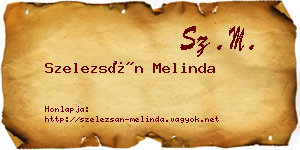 Szelezsán Melinda névjegykártya